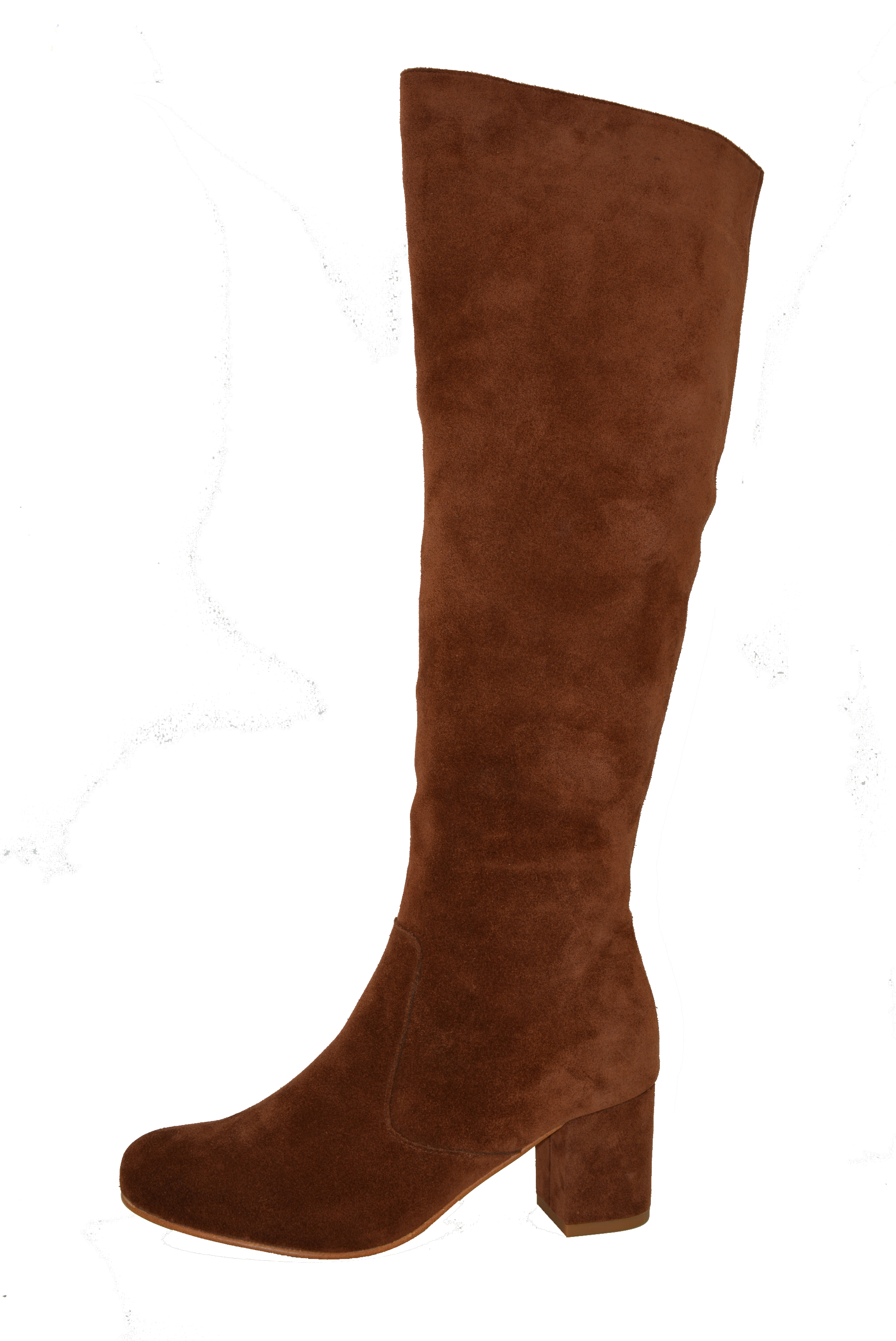 HISCO-CHESTNUT VELOUR SUEDE
